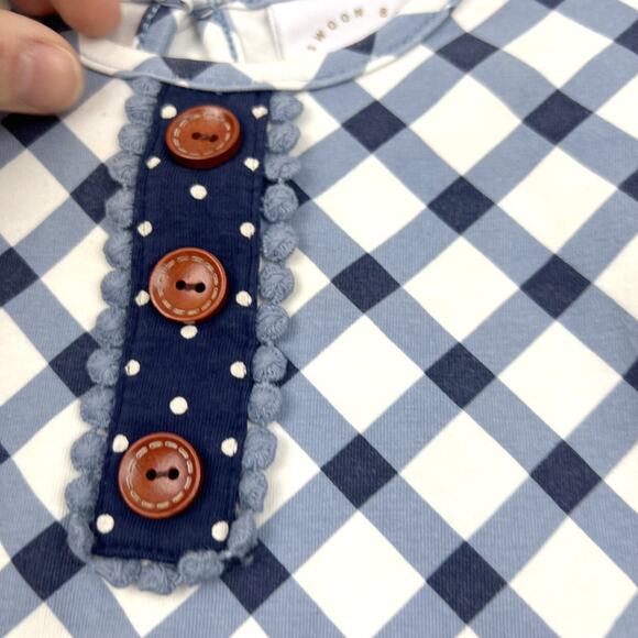 Swoon Baby Blue Nantucket Romper - Picture 4 of 8